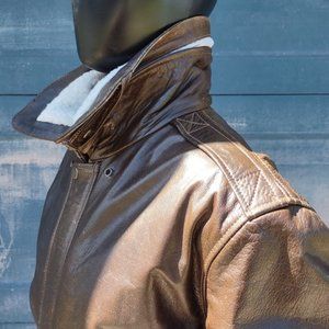 Ameri-Leather Vintage Men's Luxury Leather Bomber